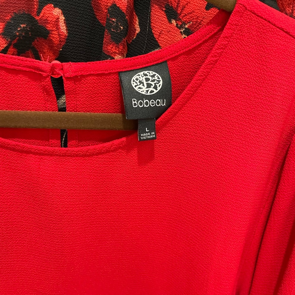 Black red Capri set